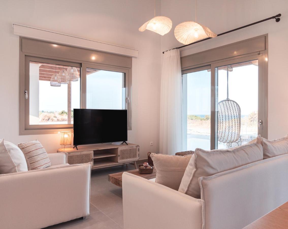 Alykes Beachside Stylish Villas With Private Pool South Rhodes Lakhaniá Exterior foto